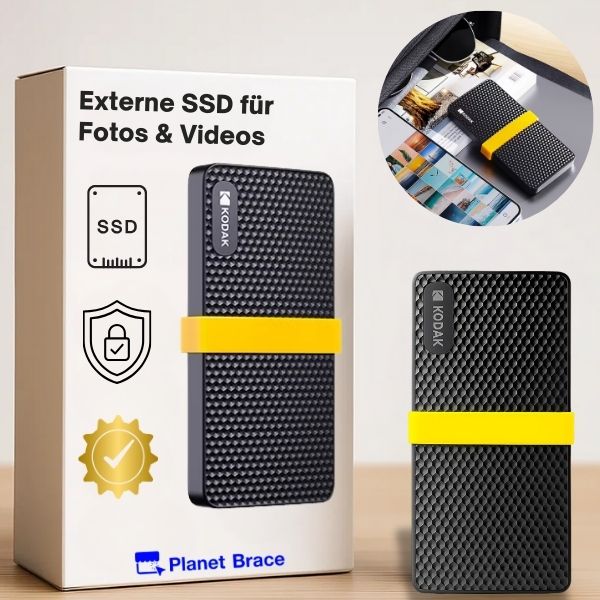 SSD Esterna per Foto & Video – Archiviazione Portatile per Creativi