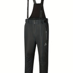Herren Thermo-Skihose wasserdicht – Mit abnehmbaren Hosenträgern für Wintersport und Outdoor