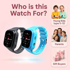 Orologio Smart per Bambini con GPS Tracker – Localizzatore Sicuro e Facile da Usare