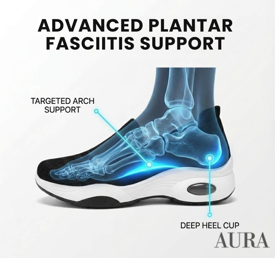 Plantar Fasciitis Slip On Comfortable Orthopedic Women Shoes