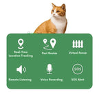 Collare GPS per Animali | Impermeabile, Regolabile e con Portata Illimitata per Cani e Gatti