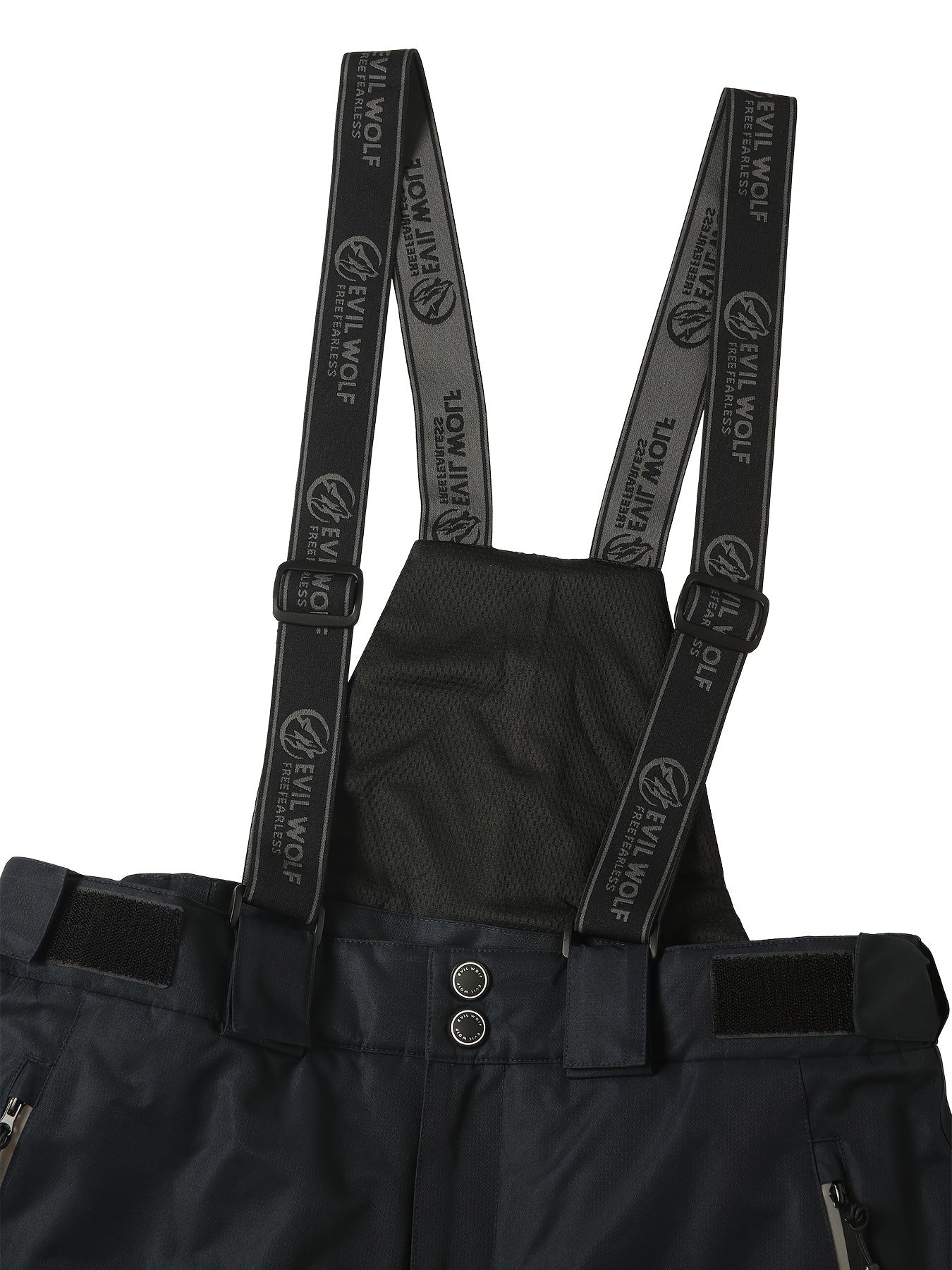 Herren Thermo-Skihose wasserdicht – Mit abnehmbaren Hosenträgern für Wintersport und Outdoor