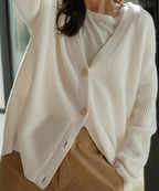 Cashmere Cardigan | Lightweight, Breathable & Ideal for Stylish Layering in Any Season