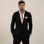 Men’s Tailored Two-Piece Linen Suit