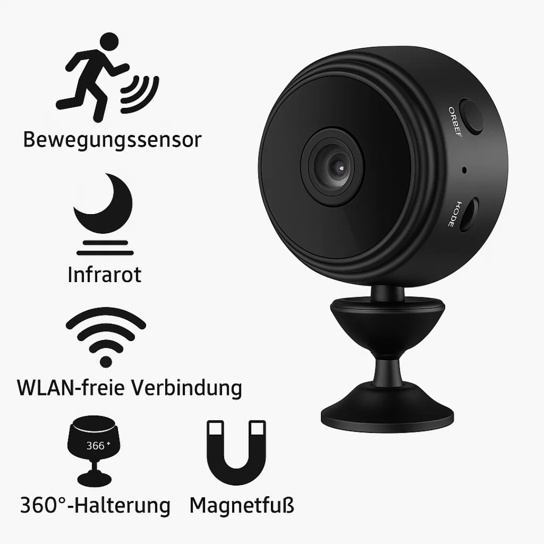 Rückfahrkamera mit Bluetooth – kabellose Wohnwagen Rückfahrkamera, Handy als Rückfahrkamera nutzbar