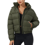 Women’s Hooded Coat for Winter - Warm Puffer Jacket
