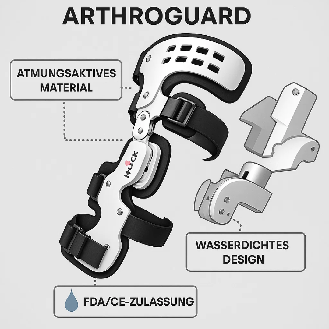Knieschiene – entlastende Knieorthese bei Arthrose und Schmerzen, stabilisierende Schiene Kreuzbandriss