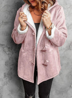 Hooded Cashmere Feel Coat | Soft, Warm & Timeless Design for Modern Women