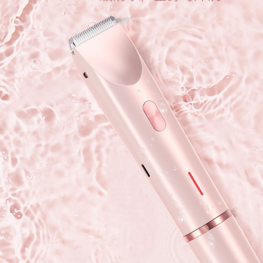 Elektrorasierer Damen für den Intimbereich – Sanfter lila Haartrimmer für präzise und hautschonende Rasur