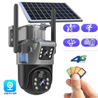 Solar Kamera – 4K Überwachungskamera außen mit Solarpanel, kabellose Überwachungskamera Solar Testsieger