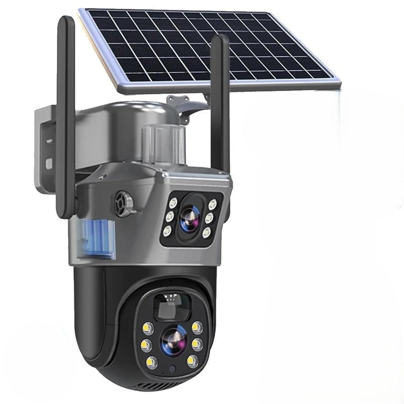 Solar Kamera – 4K Überwachungskamera außen mit Solarpanel, kabellose Überwachungskamera Solar Testsieger