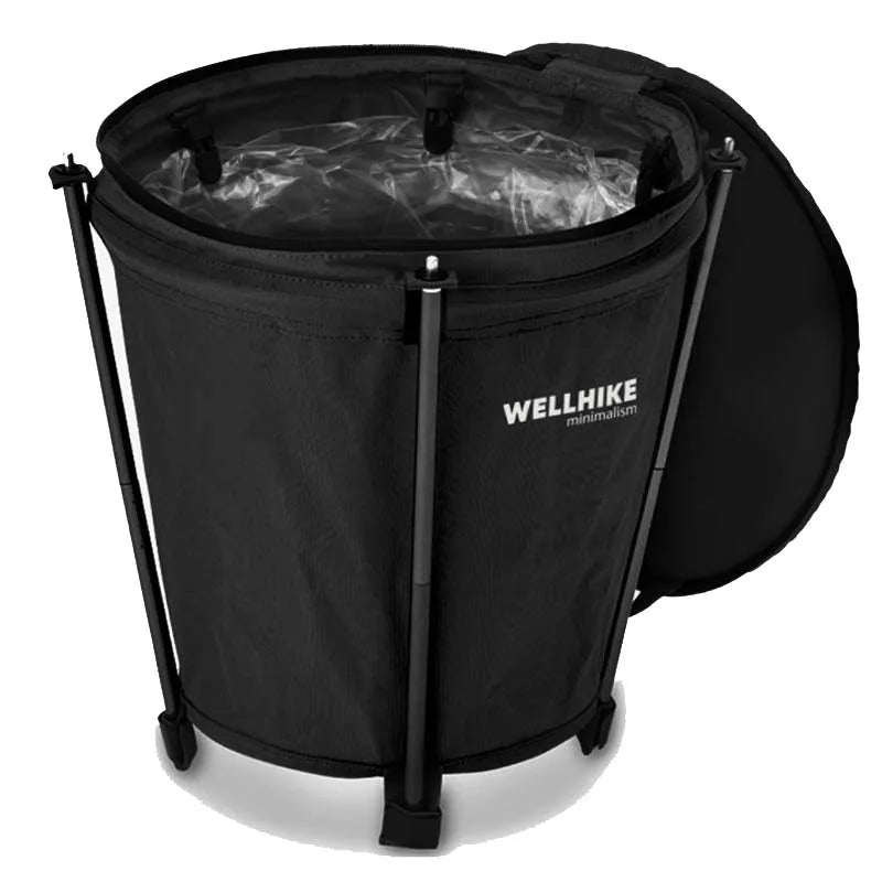 Camping Mülleimer mit Deckel – Faltbarer 20L Outdoor Abfallbehälter, wasserdicht & kompakt für Festivals