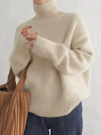 Fine Wool Turtleneck Sweater | Warm, Lightweight & Timeless Design for Women