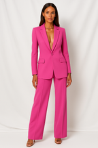 Women's Blazer & Pants Set – Elegant Business Outfit