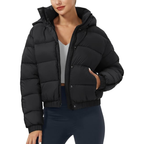 Women’s Hooded Coat for Winter - Warm Puffer Jacket