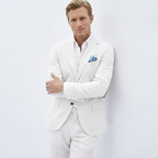 Men’s Tailored Two-Piece Linen Suit