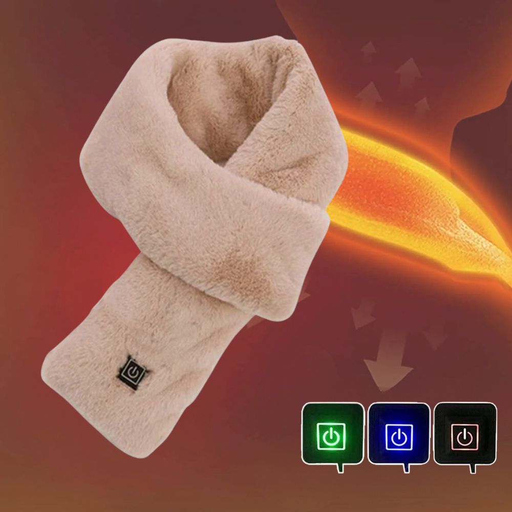 Beheizter Kunstfell Schal – Weich, Stylisch & Perfektes Winter-Accessoire