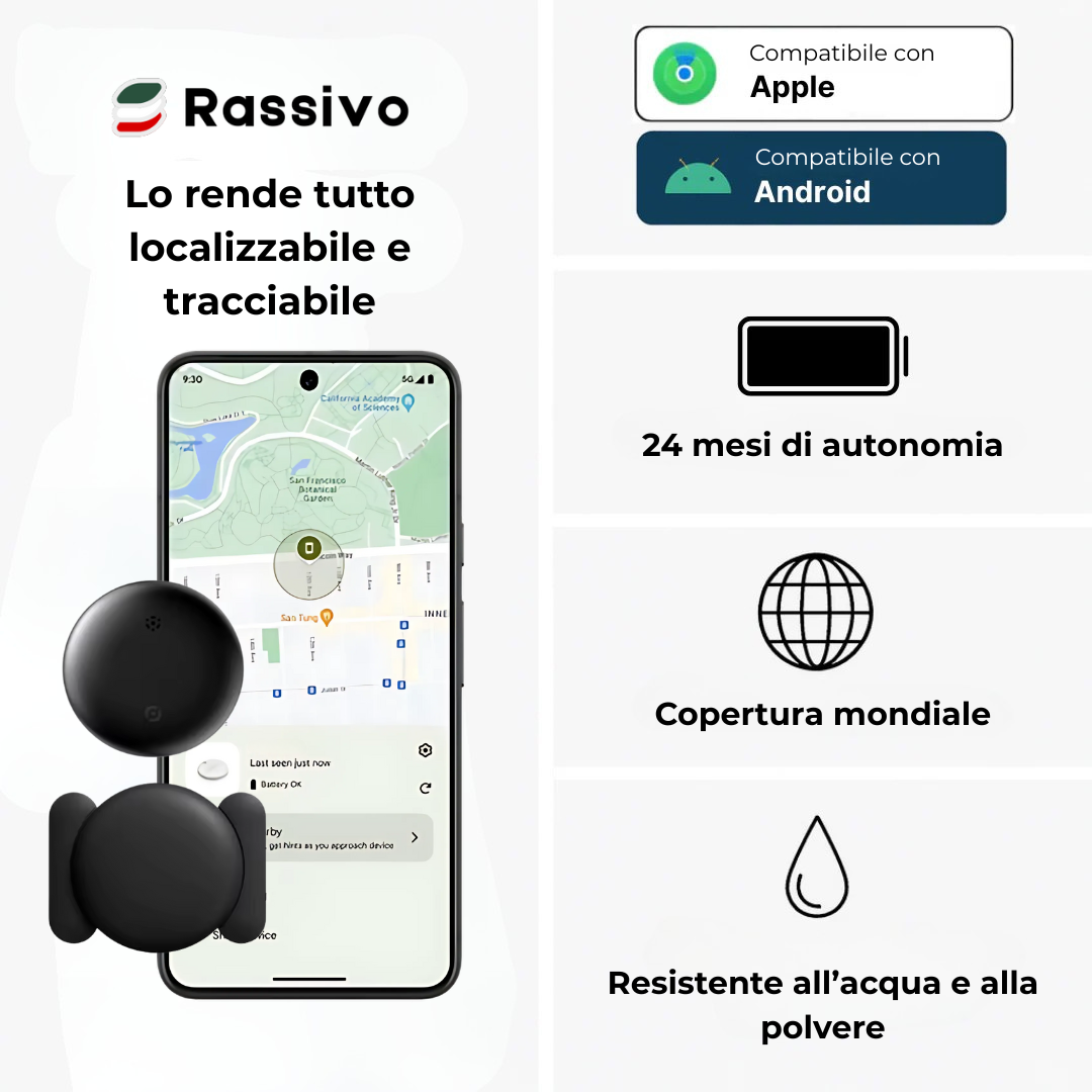 Localizzatore GPS per Veicoli – Senza Abbonamento | Compatibile Android & iOS