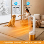 Climatizzatore Portatile 3-in-1 – Riscaldamento, Raffrescamento e Purificazione Aria con HEPA & UV