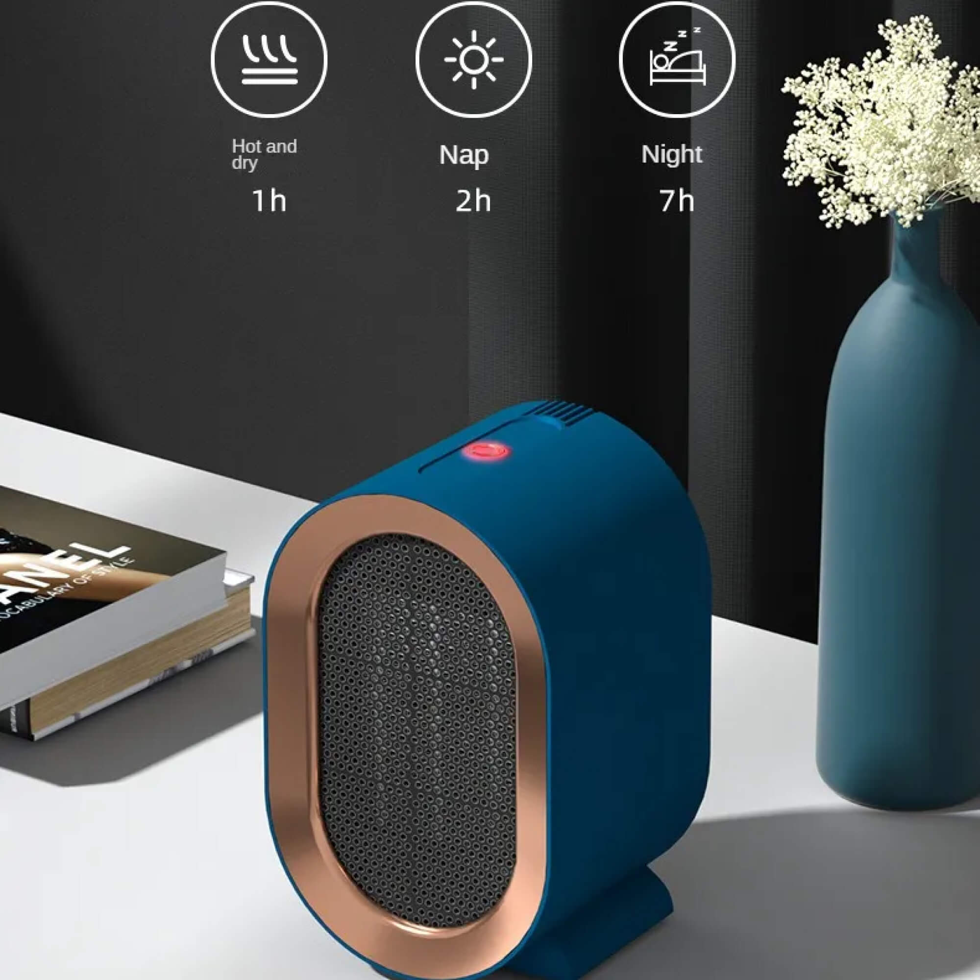 Mini chauffage électrique portable – Économie d’énergie, faible consommation
