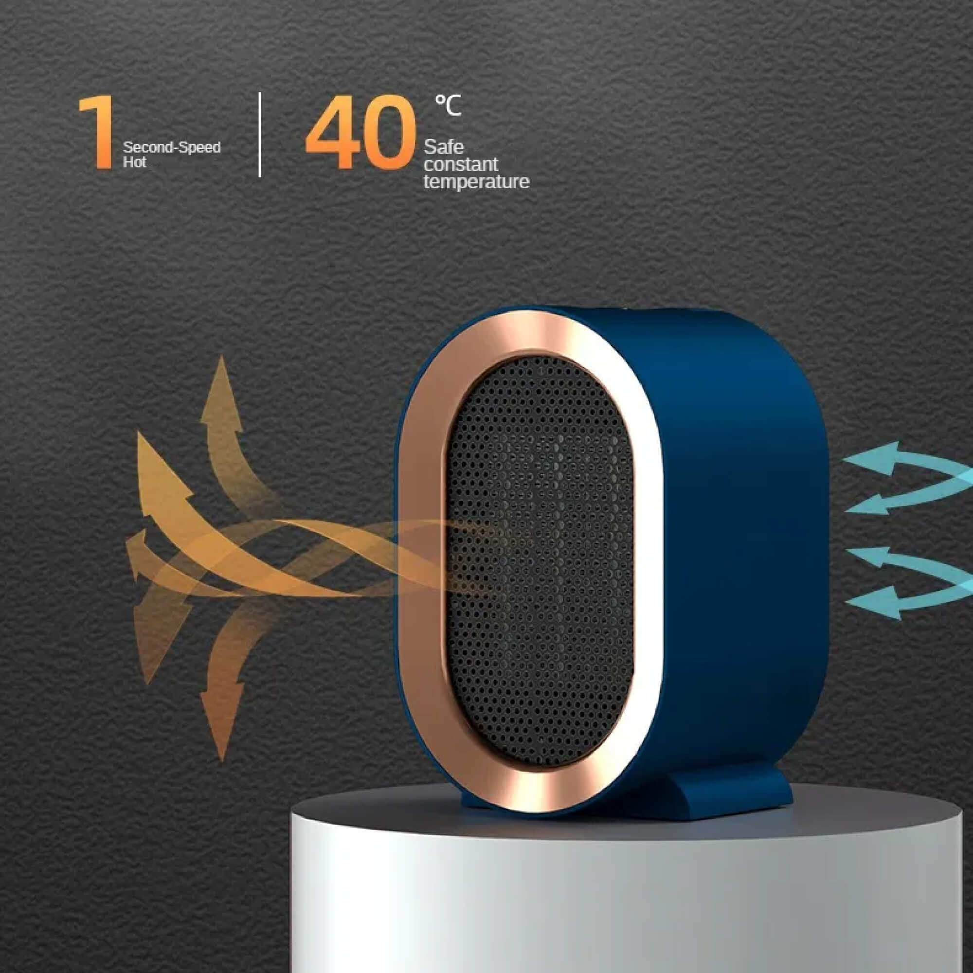 Mini chauffage électrique portable – Économie d’énergie, faible consommation