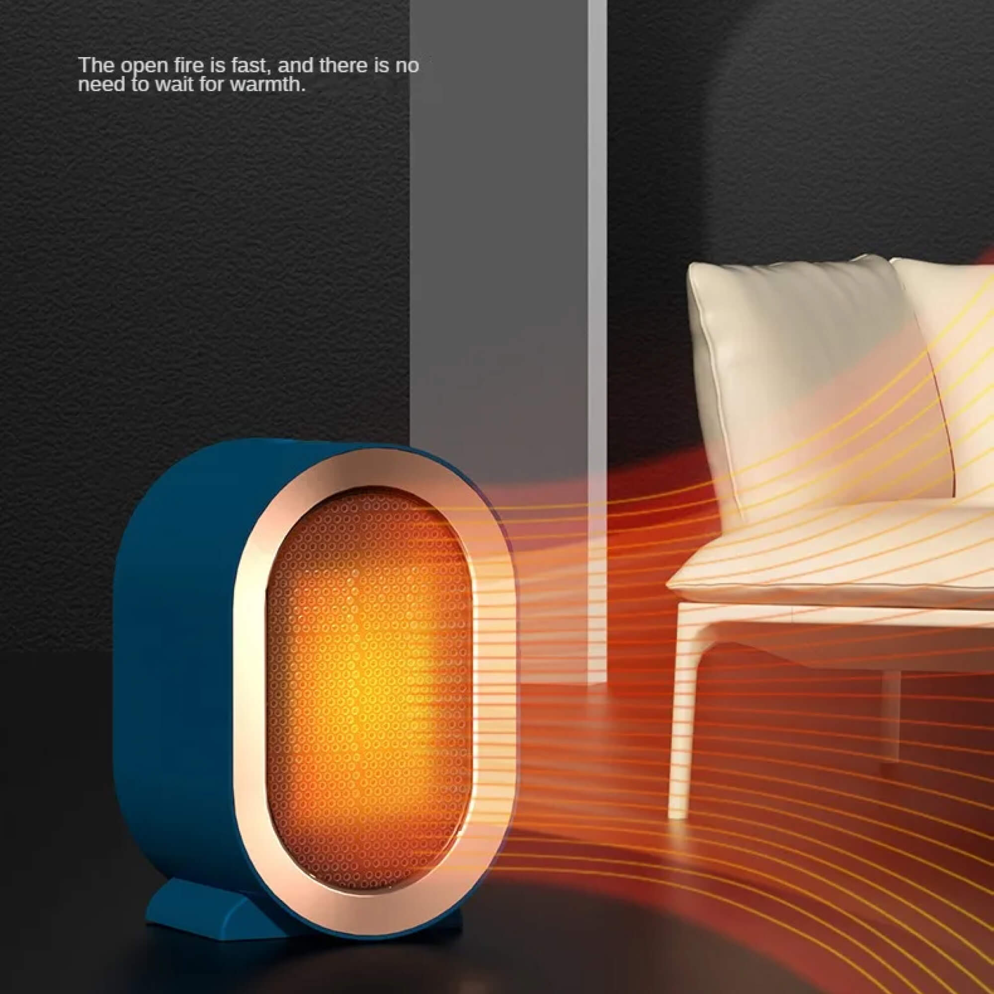 Mini chauffage électrique portable – Économie d’énergie, faible consommation