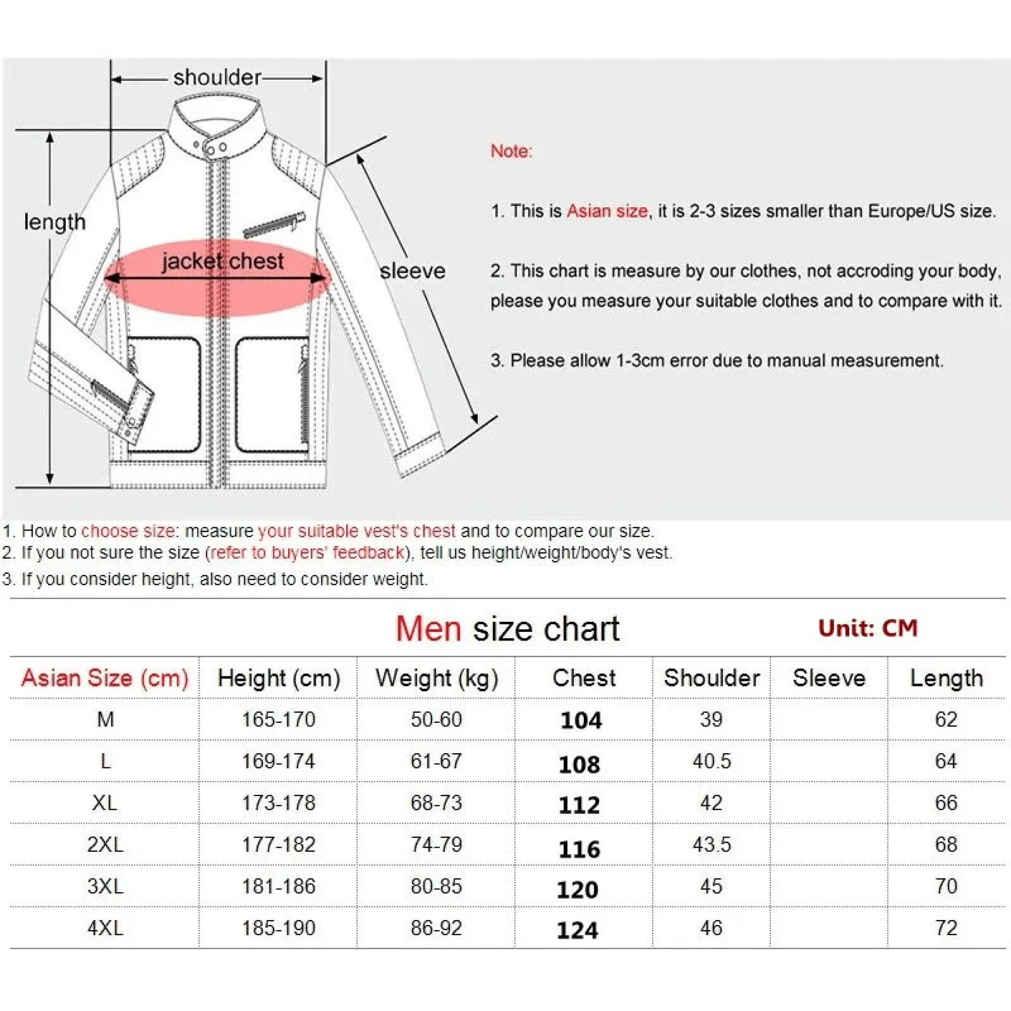Gilet chauffant électrique – Veste thermique pour hommes et femmes
