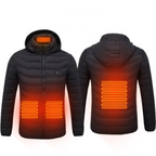Beheizte Heizjacke Fleece – Elektrische Arbeits- & Winterjacke mit Akku für Damen & Herren