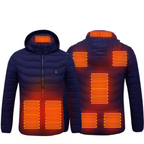 Beheizte Heizjacke Fleece – Elektrische Arbeits- & Winterjacke mit Akku für Damen & Herren