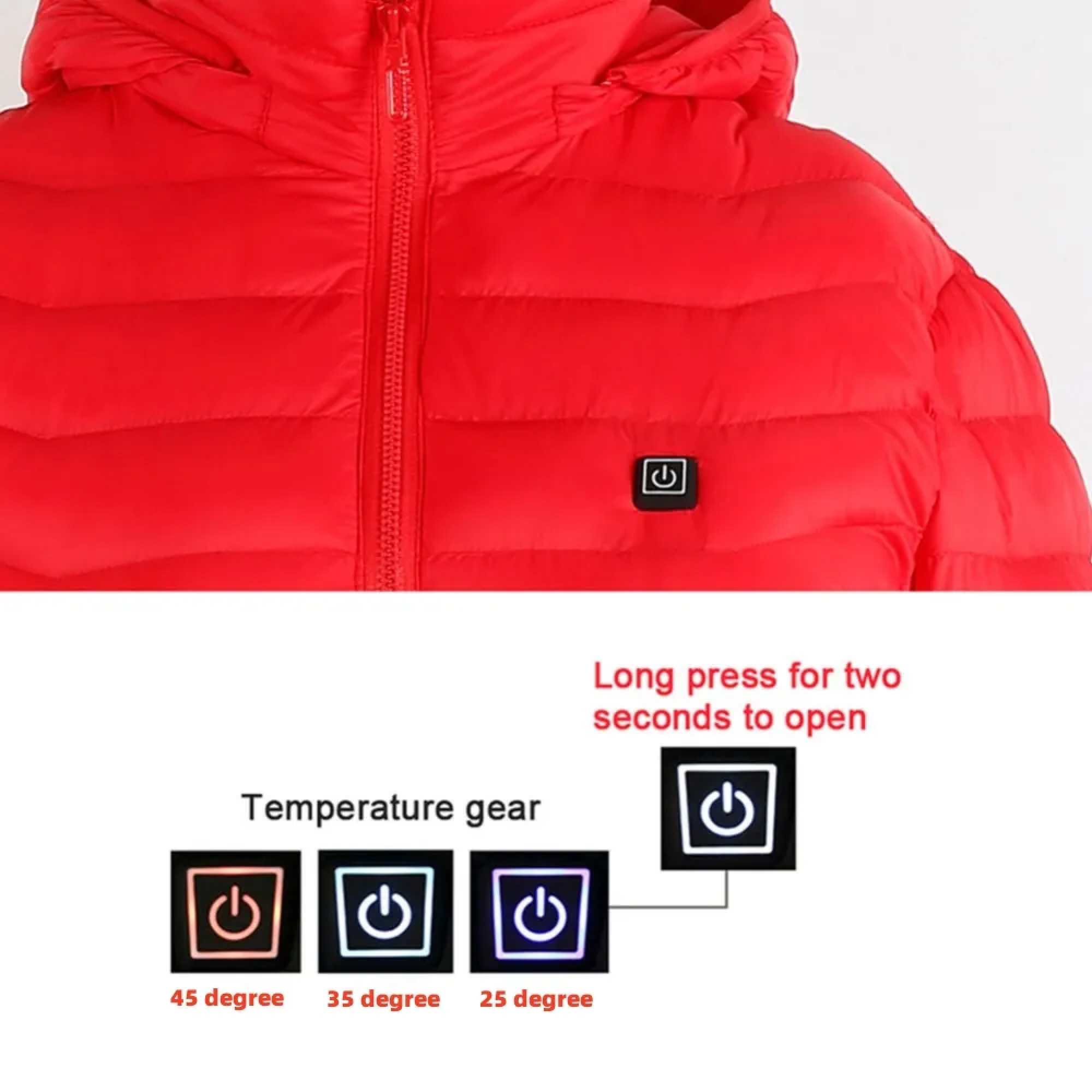 Beheizte Heizjacke Fleece – Elektrische Arbeits- & Winterjacke mit Akku für Damen & Herren