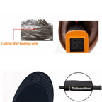Beheizte Einlegesohlen – Wiederaufladbare Thermo Fußsohlen für Schuhe & Stiefel