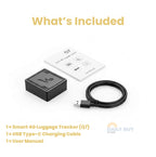 Traceur GPS 4G pour Bagages – Localisation en Temps Réel, Alertes de Zone & Protection Antivol | Sans Abonnement