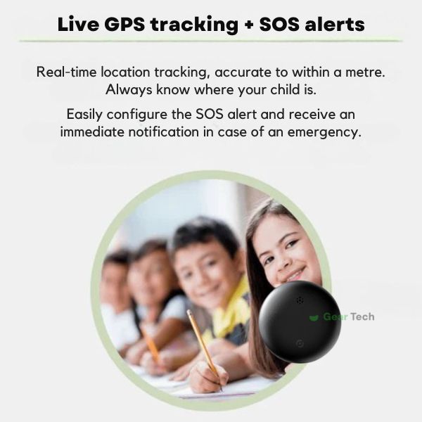 Localizzatore GPS per Bambini | Posizione in Tempo Reale, Impermeabile e Nessun Abbonamento Richiesto per la Tranquillità