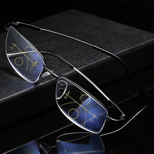 Gleitsichtbrille – intelligente Brille für Kurzsichtigkeit mit automatischer Sehanpassung & Blaulichtfilter