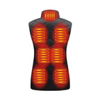 Gilet chauffant femme avec batterie – Veste thermique rechargeable pour temps froid