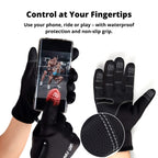 Gants Chauffants Homme | Gants d’Hiver Thermiques Imperméables avec Chauffage & Fonction Tactile