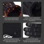 Gants Chauffants Homme | Gants d’Hiver Thermiques Imperméables avec Chauffage & Fonction Tactile