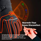 Gants Chauffants pour Raynaud & Arthrite | Gants Thermiques Rechargeables Imperméables avec 3 Niveaux de Chaleur – Soulagement de la Douleur