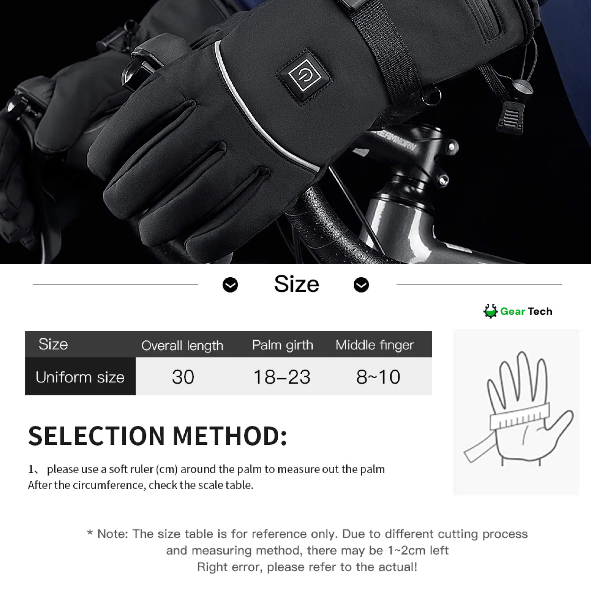 Gants Chauffants pour Raynaud & Arthrite | Gants Thermiques Rechargeables Imperméables avec 3 Niveaux de Chaleur – Soulagement de la Douleur