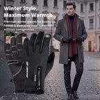 Guanti Riscaldati per Uomini UK – Guanti Invernali Termici Impermeabili con Riscaldamento e Grip Touchscreen