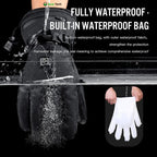 Gants Chauffants pour Raynaud & Arthrite | Gants Thermiques Rechargeables Imperméables avec 3 Niveaux de Chaleur – Soulagement de la Douleur