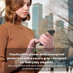 Guanti Riscaldati per Donne UK – Guanti Termici Impermeabili Invernali per Donne con Touch Screen e Design Ricaricabile USB