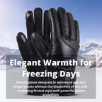 Gants Chauffants Femme | Gants d’Hiver Thermiques Imperméables avec Écran Tactile & Recharge USB