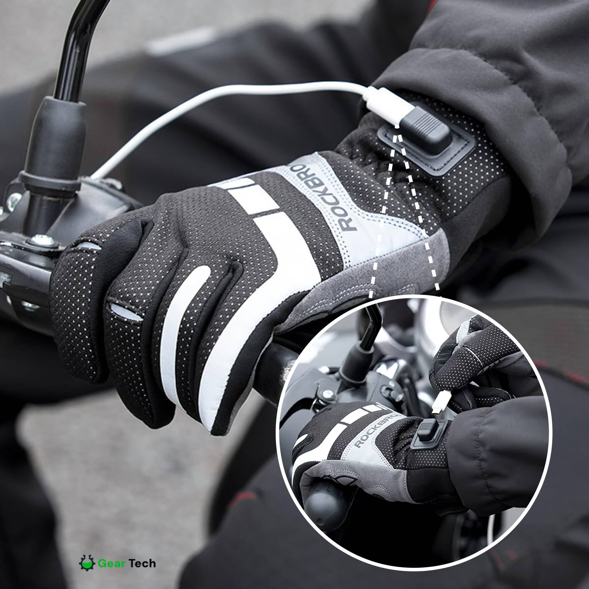 Guanti da Moto Riscaldati UK – Guanti invernali per moto con protezione per le nocche, tergivisiera e touchscreen