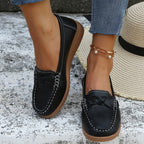 Women Orthopedic Shoes | Soft Leather Slip on Walking Loafers Shoes