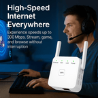 UltraXtend 5G WiFi Booster – Potente Ripetitore WiFi Dual-Band per Casa e Giardino con Copertura Estesa del Segnale
