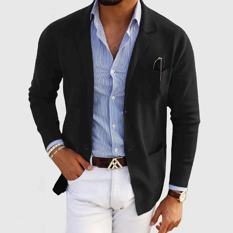 Knit Blazer | Lightweight, Stretch Knit & Breathable Design for Comfortable Everyday Wear