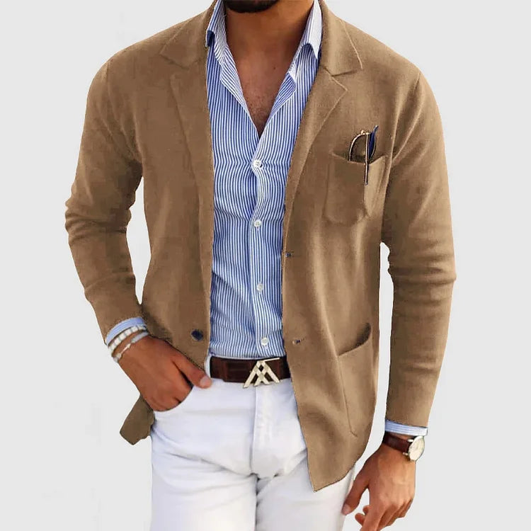 Knit Blazer | Lightweight, Stretch Knit & Breathable Design for Comfortable Everyday Wear