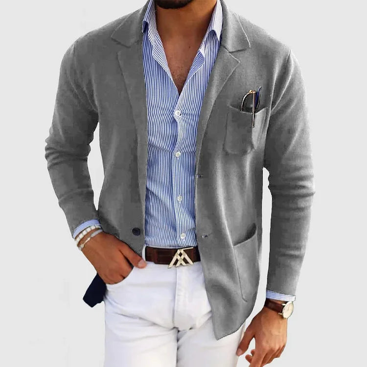 Knit Blazer | Lightweight, Stretch Knit & Breathable Design for Comfortable Everyday Wear