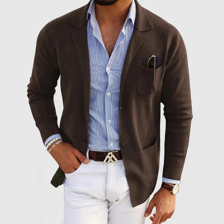 Knit Blazer | Lightweight, Stretch Knit & Breathable Design for Comfortable Everyday Wear